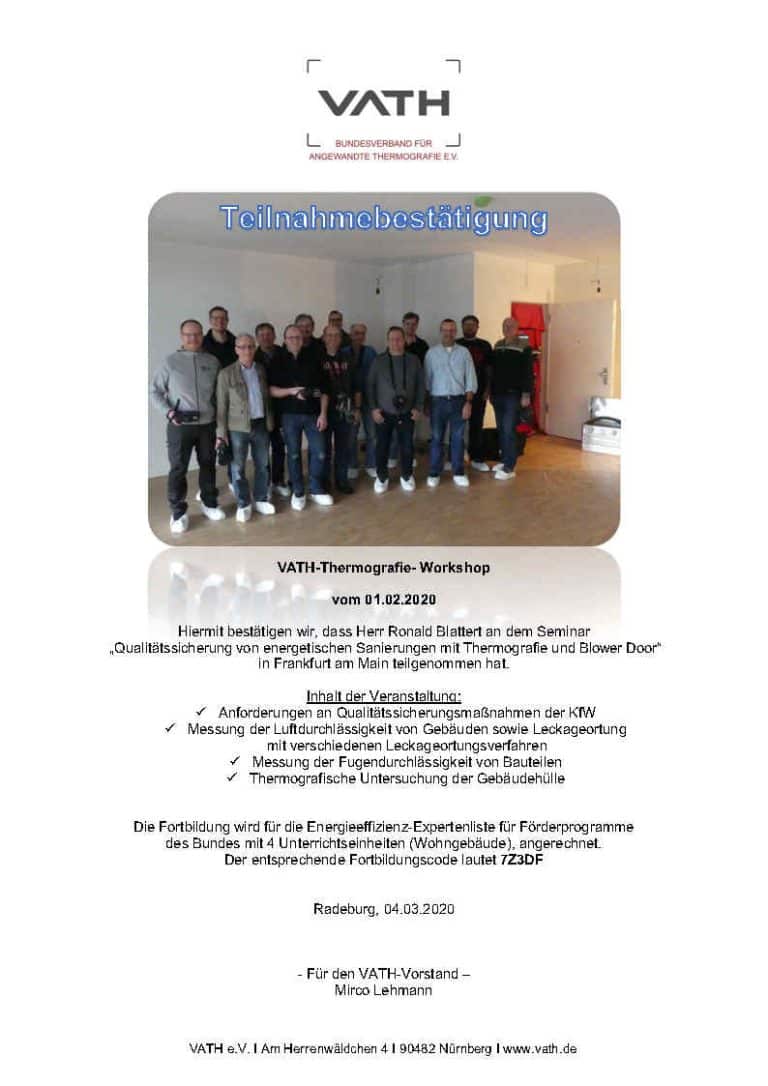 2020-02-01 VATH Thermografie Workshop